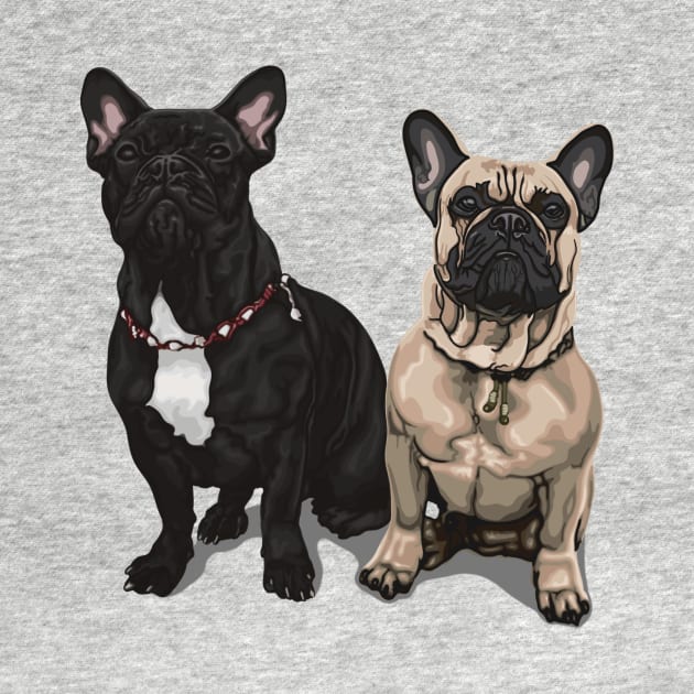 Baxter X Camelot - French Bulldogs by AlmightyClaire